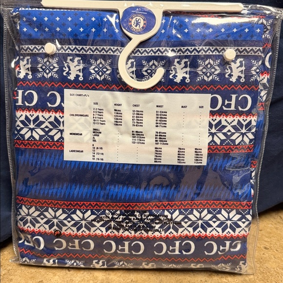 Chelsea FC Holiday Pajamas / Lounge Set - Picture 3 of 4